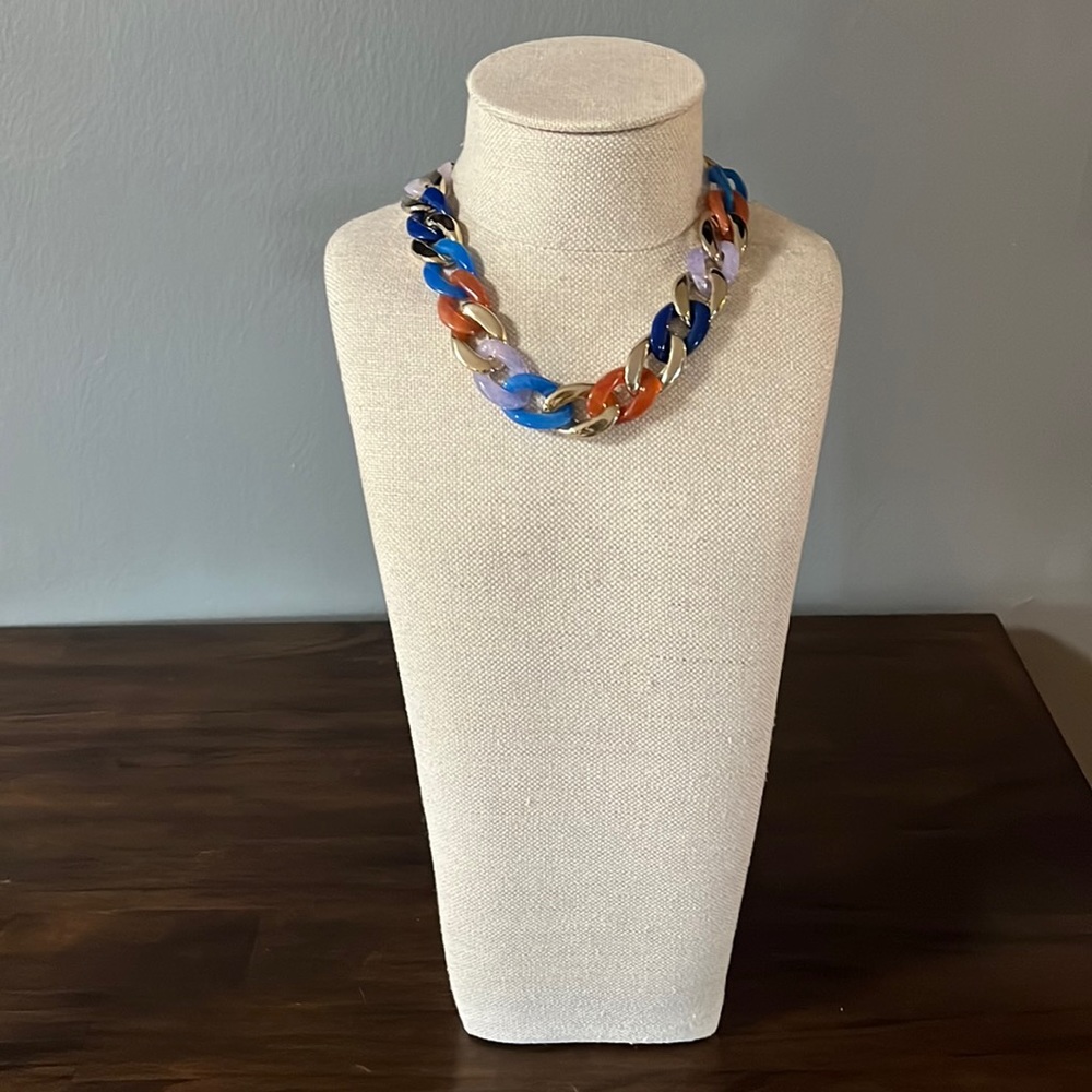 J.Crew Factory statement linked necklace